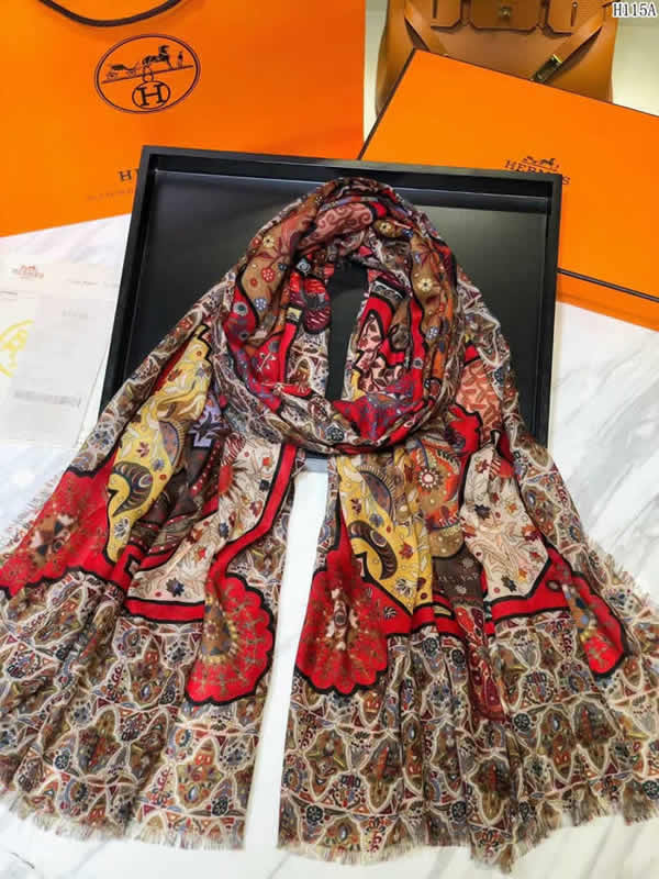 High Quality Female Shawl Hot Sale Men Scarf Replica Hermes Scarves 01